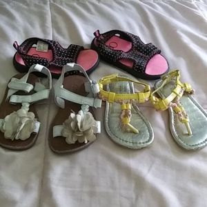 Bundle baby girls sandals